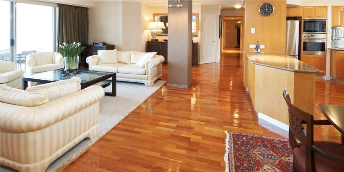 Oak Floor Living Room